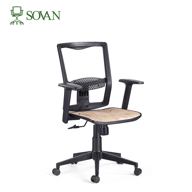 Ergonomic Work Chair Components Back Seat Arms