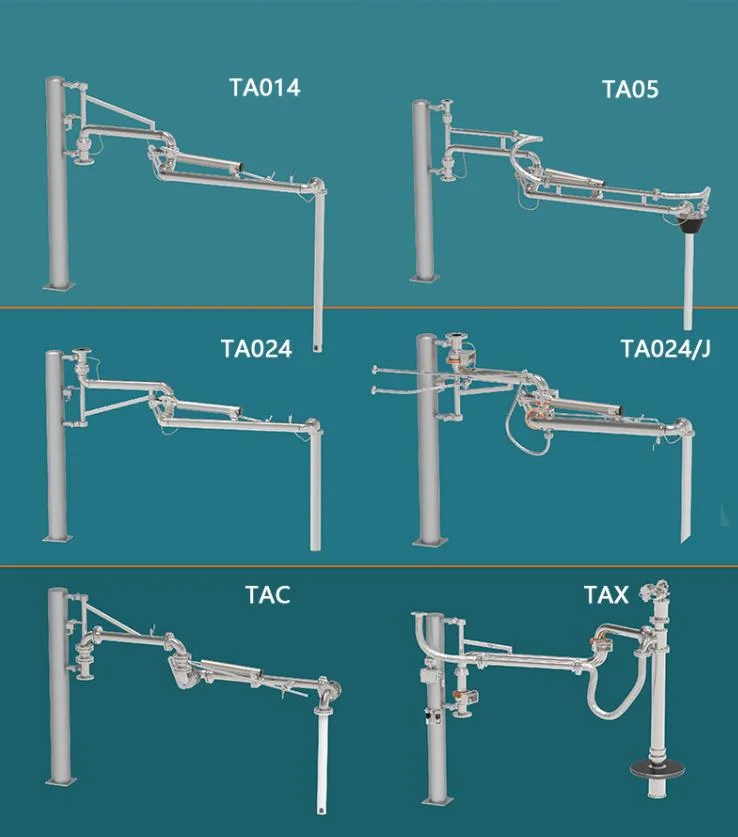 Fluid Loading Arm on Top of Truck Can Move Fuel Land Loading Arm Hydrochloric Acid