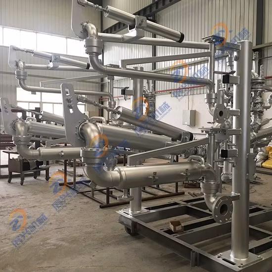 Al1512液体塩素用二重管トップローディングアーム